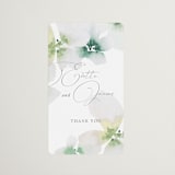"Whispered" - Wedding Favor Stickers in Springtime by Design Lotus - Front