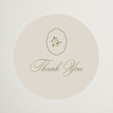 "Summer Fields" - Wedding Favor Stickers in Petal by Lisa Joanna Harrison - Front