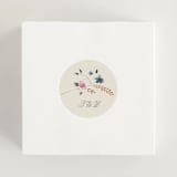 "whimsey floral" - Wedding Favor Stickers in English Garden by Phrosné Barwood - In use