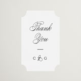 "Timeless Together" - Wedding Favor Stickers in Tuxedo by Carolyn MacLaren - Front