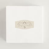 "The Swan" - Wedding Favor Stickers in Buttercream by Helena Vitto - In use