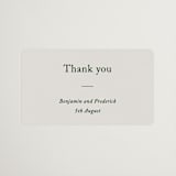 "Editorial" - Wedding Favor Stickers in Forest by Bethan - Front