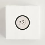 "Ayumi" - Wedding Favor Stickers in Ivory by Melanie Kosuge - In use
