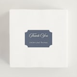 "Ritzy" - Wedding Favor Stickers in French Blue by Nicoletta Savod - In use