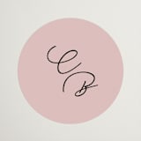 "Modern Fairy Tale" - Wedding Favor Stickers in Linen by Helena Vitto - Front