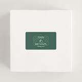 "Celtic Love Knot" - Wedding Favor Stickers in Clover by Kerry Doyle - In use