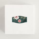 "Auspicious Peonies" - Wedding Favor Stickers in Evergreen by fatfatin - In use