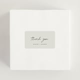 "silk" - Wedding Favor Stickers in Linen by Pippa Shaw - In Use