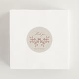 "Shining Florals" - Wedding Favor Stickers in Almond by frau brandt - In Use