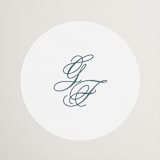 "othellolagkage" - Wedding Favor Stickers in Pearl by chocomocacino - Front