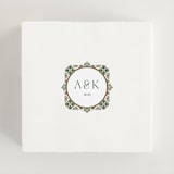 "Kareem" - Wedding Favor Stickers in Evergreen by Oma N. Ramkhelawan - In Use
