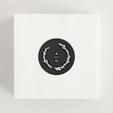 "Panache" - Wedding Favor Stickers in Onyx by Kristie Kern - In use