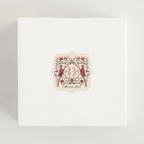 "Tapestry" - Wedding Favor Stickers in Almond by Jenna Holcomb - In use