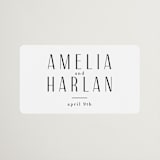 "photo" - Wedding Favor Stickers in Snow by Lori Wemple - Front