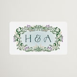 "Sierra" - Wedding Favor Stickers in Spruce by Paper Sun Studio - Front