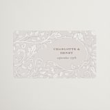 "vintage flourishes" - Wedding Favor Stickers in Natural by BR Designs - Front