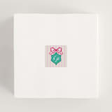 "Whimsical Hand Illustrated Crest" - Wedding Favor Stickers in Peony by Jackie Crawford - In use