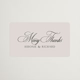 "Sibonie" - Wedding Favor Stickers in Ivory by Melanie Kosuge - Front