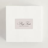 "Sibonie" - Wedding Favor Stickers in Ivory by Melanie Kosuge - In use