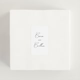"Limelight" - Wedding Favor Stickers in Linen by Olivia Kanaley Inman - In use