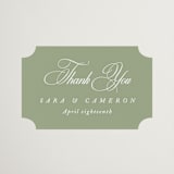 "Greenwood" - Wedding Favor Stickers in Garden by Kelly Schmidt - Front