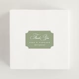 "Greenwood" - Wedding Favor Stickers in Garden by Kelly Schmidt - In use