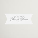 "ris al’amande" - Wedding Favor Stickers in Sugar by chocomocacino - Front