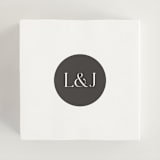 "Clarity" - Wedding Favor Stickers in Diamond by Heather Cairl - In use