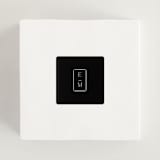 "Stripe Bevel" - Wedding Favor Stickers in Salt by Amy Kross - In use