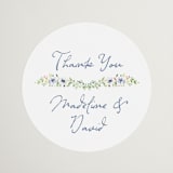 "Meadow Whisper" - Wedding Favor Stickers in Meadow by Petra Kern - Front