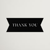 "Embellished Note" - Wedding Favor Stickers in Tuxedo by tuldok - Front