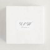 "Terra" - Wedding Favor Stickers in Snow by Pixel and Hank - In use