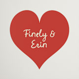 "Big Heart Wedding" - Wedding Favor Stickers in Cherry by Ani Somi - Front