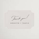 "kinkaid" - Wedding Favor Stickers in Ivory by Carolyn Nicks - Front