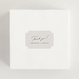 "kinkaid" - Wedding Favor Stickers in Ivory by Carolyn Nicks - In use