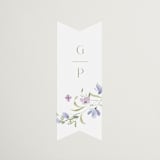 "Sweeping Meadow" - Wedding Favor Stickers in Wisteria by Everett Paper Goods - Front