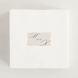 "Infinite" - Wedding Favor Stickers in Ivory by Angela Thompson - In use