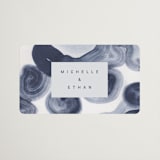 "meanders" - Wedding Favor Stickers in Ocean by Sumak Studio - Front