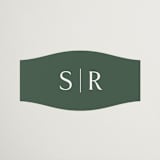 "Somerset" - Wedding Favor Stickers in Evergreen by Melanie Kosuge - Front