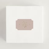 "French Train" - Wedding Favor Stickers in Rose by Ani Somi - For Scale