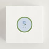 "Hydrangea Vines" - Wedding Favor Stickers in Coastal by Madhvi Samimi - In Use