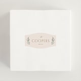 "Sprigs of Joy" - Wedding Favor Stickers in Pearl by Leah Bisch - In use
