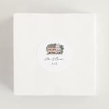 "East Bay street" - Wedding Favor Stickers in Lily by Jennifer Wick - In use