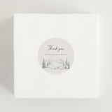 "Paradise" - Wedding Favor Stickers in Forest by Petra Kern - In use