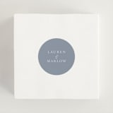 "Americana" - Wedding Favor Stickers in Sea by leslie hamer - In use