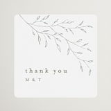 "tortina" - Wedding Favor Stickers in Aqua Mist by chocomocacino - Front