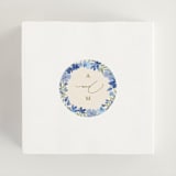 "Nilgiri" - Wedding Favor Stickers in Blueberry by Creo Study - In use