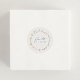 "delicate florals" - Wedding Favor Stickers in Snow by Lori Wemple - In use