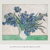 "Irises" - Wedding Favor Stickers in Natural by Everett Paper Goods - Inspiration for Card Design