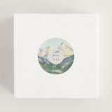 "The Valley" - Wedding Favor Stickers in Summer by Petra Kern - For Scale